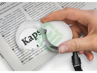 Лупа складная Eschenbach с подсветкой Mobilent LED, Ø35 мм, 10.0x, 38.0 дптр