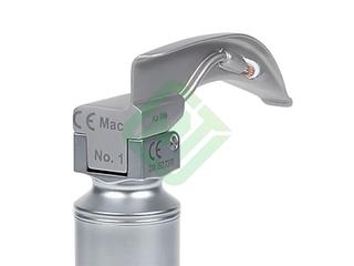 Клинок ларингоскопа KaWe Macintosh (Макинтош) №1, лампочный