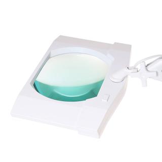 Лампа лупа Med-Mos 9002LED (9002LED-D) бестеневая, на штативе (FS2), с РУ, П-образная, увеличенная площадь обзора