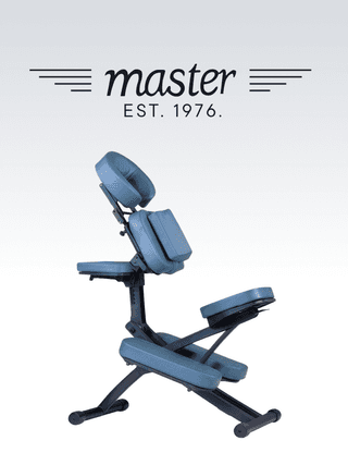 Массажный стул (кресло для массажа) Master RIO, синий