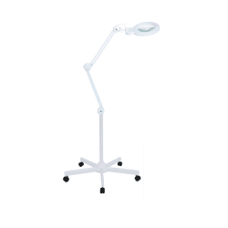 Лампа лупа Med-Mos 9006LED (9006LED-D-127) бестеневая, на штативе (FS2), со съёмной линзой и РУ