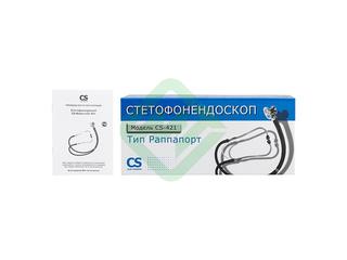 Стетоскоп (стетофонендоскоп) медицинский CS Medica CS-421 Раппапорт, черный
