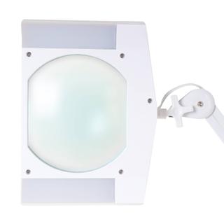 Лампа лупа Med-Mos 9002LED (9002LED-D) бестеневая, на штативе (FS2), с РУ, П-образная, увеличенная площадь обзора
