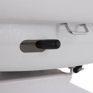 Педикюрное кресло электрическое 3 мотора Med-Mos ММКП-3/ КО-195DP00 с РУ БЕЛЫЙ с ножными педалями