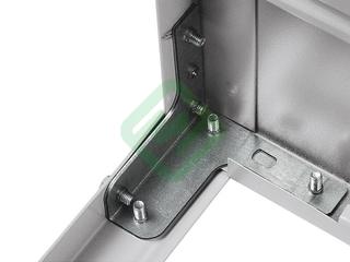 Стеллаж медицинский металлический Промет СТМ MS 185/100x40/4