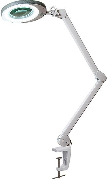 Лампа лупа SMD бестеневая, косметологическая, на кронштейне, 3 диоптрий, 60 светодиодов, 8 вт, регулируемая
